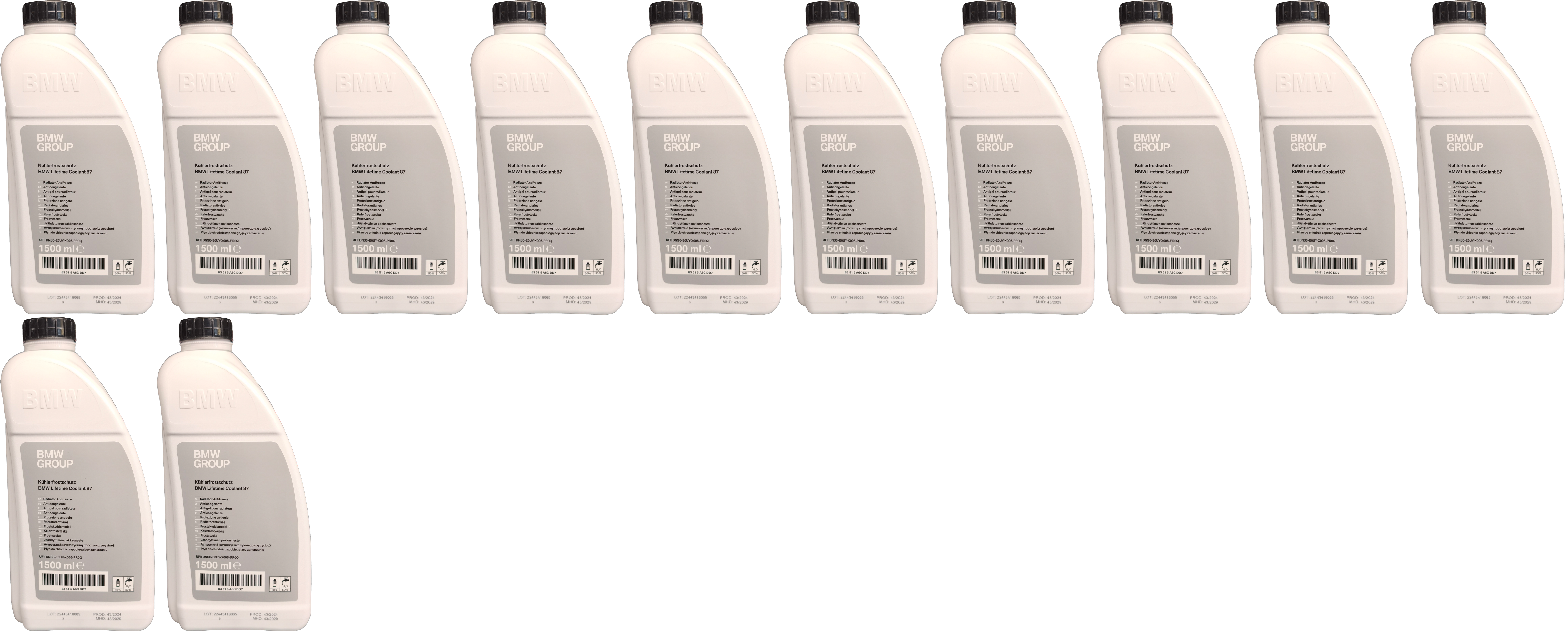 Original BMW Kühler-Gefrier-und Korrosionschutzmittel nitritfrei 12x1,5=18 Liter